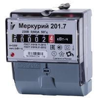 купить Счетчик 1ф 1т Меркурий 201.7 5-60А 230В DIN-рейка  в Йошкар-Оле Счетчик 1ф 1т Меркурий 201.7 5-60А 230В DIN-рейка