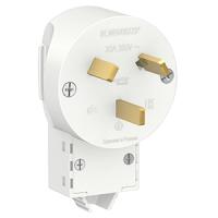 купить Вилка 32А 250В угловая открытая белый IP20 Бланка Schneider Electric  в Йошкар-Оле Вилка 32А 250В угловая открытая белый IP20 Бланка Schneider Electric