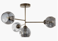 Светильник потолочный (люстра) 4*40Вт E27 бронза