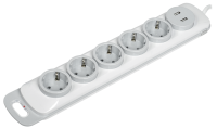 купить Удлинитель 5-мест 1,5м ПВС 3*1 белый выкл 2*USB IEK   в Йошкар-Оле Удлинитель 5-мест 1,5м ПВС 3*1 белый выкл 2*USB IEK