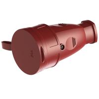 купить Розетка переносная 16А заземление красный каучук IP44 PlexUp в Йошкар-Оле Розетка переносная 16А заземление красный каучук IP44 PlexUp
