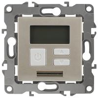 купить Терморегулятор универсальный скрытая 16А шампань ЭРА ЭРА12  в Йошкар-Оле Терморегулятор универсальный скрытая 16А шампань ЭРА ЭРА12