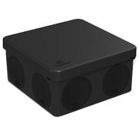 купить Коробка 100*100*50 квадрат черный IP66 HF УХЛ1 Промрукав в Йошкар-Оле Коробка 100*100*50 квадрат черный IP66 HF УХЛ1 Промрукав
