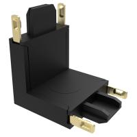 купить Коннектор черный V-обр. Jazzway MTR16 CV-BL  в Йошкар-Оле Коннектор черный V-обр. Jazzway MTR16 CV-BL