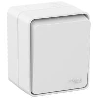 AtlasDesign Profi54 белый выключатель 1кл открытая 10А IP54 