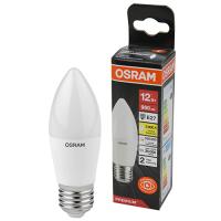 Лампа свеча свд Е27 12Вт 3000К 960лм B39 матовая Osram LED Value black