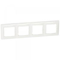 купить Валена Классик белый рамка 4-ая горизонтально  в Йошкар-Оле Валена Классик белый рамка 4-ая горизонтально