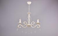 купить Светильник подвесной (люстра) 3*60Вт E14 белый/золото  в Йошкар-Оле Светильник подвесной (люстра) 3*60Вт E14 белый/золото