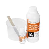 Компаунд силиконовый электроизоляционный двухкомпонентный в бутылях 500г PR08.22657 Промрукав