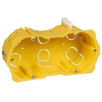 купить Коробка 151*71*52 овал гипсокартон IP30  двойная в Йошкар-Оле Коробка 151*71*52 овал гипсокартон IP30  двойная