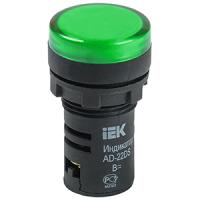 купить Лампа сигнальная AD22DS свд зеленый 230В IP40 IEK  в Йошкар-Оле Лампа сигнальная AD22DS свд зеленый 230В IP40 IEK