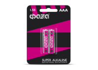 Батарейка AAA(мизинчик) алкалиновая BL2 ФАZA Super