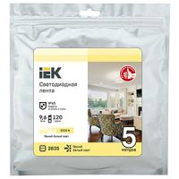 купить Лента свд 12В 9,6Вт/м 120свд/м 3000К 2835 IP65 IEK 5м в Йошкар-Оле Лента свд 12В 9,6Вт/м 120свд/м 3000К 2835 IP65 IEK 5м
