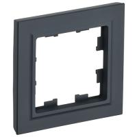 купить Брайт графит рамка 1-ая универсально  в Йошкар-Оле Брайт графит рамка 1-ая универсально