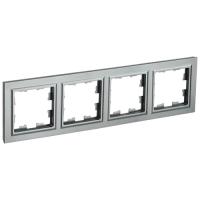 купить Брайт сталь рамка 4-ая универсально  в Йошкар-Оле Брайт сталь рамка 4-ая универсально