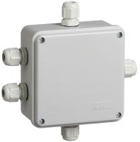 купить Коробка 100*100*50 квадрат серый IP55 КМ41330  в Йошкар-Оле Коробка 100*100*50 квадрат серый IP55 КМ41330