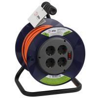 купить Удлинитель 4-мест 20м ПВС 3*1,5 черный катушка IP20 ЭРА пластик в Йошкар-Оле Удлинитель 4-мест 20м ПВС 3*1,5 черный катушка IP20 ЭРА пластик
