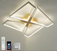 купить Светильник потолочный (люстра) свд 120Вт 3000К-6500К 12000лм белый/дерево пульт диммер в Йошкар-Оле Светильник потолочный (люстра) свд 120Вт 3000К-6500К 12000лм белый/дерево пульт диммер