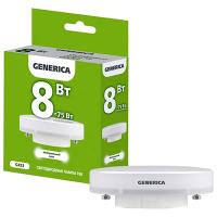 купить Лампа свд 220В GX53 8Вт 4000К 800лм таблетка матовая Generica  в Йошкар-Оле Лампа свд 220В GX53 8Вт 4000К 800лм таблетка матовая Generica