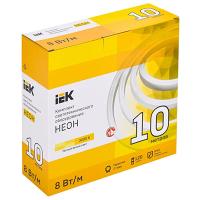 Неон 220В 8Вт/м 120свд/м 3000К 2835 IP65 IEK комплект 10 м