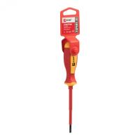 Отвертка шлицевая SL 4*100мм диэлектрическая EKF Expert