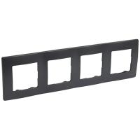 купить Этика антрацит рамка 4-ая универсально  в Йошкар-Оле Этика антрацит рамка 4-ая универсально