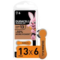 купить Батарейка дисковая ZA13 BL6 Duracell слуховой аппарат в Йошкар-Оле Батарейка дисковая ZA13 BL6 Duracell слуховой аппарат