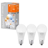 купить Лампа умная Е27 9Вт 2700-6500К 860лм A60 матовая диммер Ledvance SMART+ 3шт в упаковке в Йошкар-Оле Лампа умная Е27 9Вт 2700-6500К 860лм A60 матовая диммер Ledvance SMART+ 3шт в упаковке