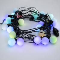 купить Гирлянда нить 5м RGB 25свд соединяемая IP20 зеленый провод шарики d30мм быстр.смена цв в Йошкар-Оле Гирлянда нить 5м RGB 25свд соединяемая IP20 зеленый провод шарики d30мм быстр.смена цв