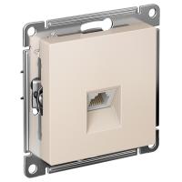 AtlasDesign бежевый розетка RJ45 скрытая 1-ая  