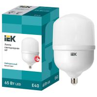 Лампа свд 220В E40 65Вт 4000К 5850лм цилиндр T161 матовая IEK 