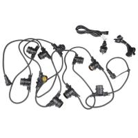 купить Гирлянда Белт-лайт 5м, E27, шаг 50см, 10 патронов, черный каучук, IP65 в Йошкар-Оле Гирлянда Белт-лайт 5м, E27, шаг 50см, 10 патронов, черный каучук, IP65