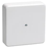 купить Коробка клеммная 75*75*20 квадрат белый IP20 в Йошкар-Оле Коробка клеммная 75*75*20 квадрат белый IP20