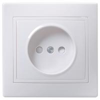 купить Кварта белый розетка скрытая 1-мест шторки IP20  в Йошкар-Оле Кварта белый розетка скрытая 1-мест шторки IP20