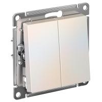 AtlasDesign жемчуг переключатель 2кл скрытая 10А IP20 