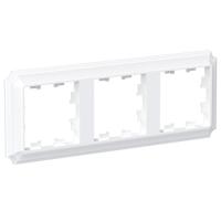 купить Атлас Антик белый рамка 3-ая универсально  в Йошкар-Оле Атлас Антик белый рамка 3-ая универсально