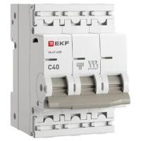 Автомат 3Р 40А C 4,5кА ВА47-63N EKF PROxima 