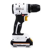 Дрель шуруповерт 20В 1250об/мин быстрозажимной патрон Kranz KR-PT-055 2акк.