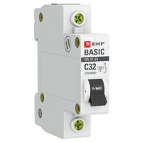 купить Автомат 1Р 32А C 4,5кА ВА47-29 EKF Basic  в Йошкар-Оле Автомат 1Р 32А C 4,5кА ВА47-29 EKF Basic