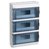 купить Бокс 36мод навесной белый прозрачная дверь IP55 КМПн IEK  в Йошкар-Оле Бокс 36мод навесной белый прозрачная дверь IP55 КМПн IEK