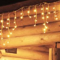 купить Гирлянда бахрома 12*0,6м теплый белый 195свд соединяемая IP44 прозрачный провод мерцание в Йошкар-Оле Гирлянда бахрома 12*0,6м теплый белый 195свд соединяемая IP44 прозрачный провод мерцание