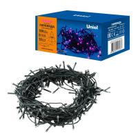 купить Гирлянда нить 10м розовый 100свд IP20 зеленый провод  в Йошкар-Оле Гирлянда нить 10м розовый 100свд IP20 зеленый провод