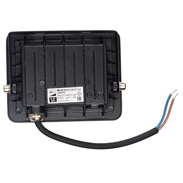 Прожектор свд 20Вт 6500К 1800лм черный IP65 110° Jazzway низковольтный 12-48V