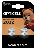 купить Батарейка дисковая CR2032 BL2 Opticell в Йошкар-Оле Батарейка дисковая CR2032 BL2 Opticell