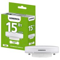 купить Лампа свд 220В GX53 15Вт 4000К 1500лм таблетка матовая IEK GENERICA в Йошкар-Оле Лампа свд 220В GX53 15Вт 4000К 1500лм таблетка матовая IEK GENERICA