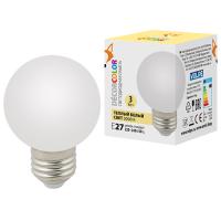 купить Лампа декор свд Е27 3Вт 3000К 240лм G60 матовая Uniel  в Йошкар-Оле Лампа декор свд Е27 3Вт 3000К 240лм G60 матовая Uniel