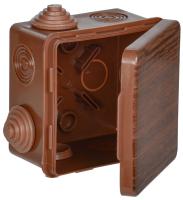 купить Коробка 80*80*50 квадрат дуб IP54  IEK в Йошкар-Оле Коробка 80*80*50 квадрат дуб IP54  IEK