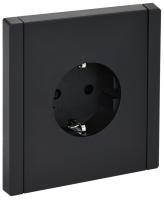 купить Фортепиано черный механизм розетки скрытая 1-мест заземление шторки IP20  в Йошкар-Оле Фортепиано черный механизм розетки скрытая 1-мест заземление шторки IP20