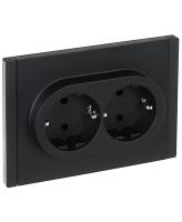 купить Фортепиано черный розетка скрытая 2-мест заземление шторки быстрозажим. клем. IP20 б/к в Йошкар-Оле Фортепиано черный розетка скрытая 2-мест заземление шторки быстрозажим. клем. IP20 б/к