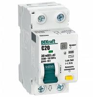Дифавтомат 2Р 20А C 30мА 4,5кА ДИФ-103 Schneider Electric DEKraft